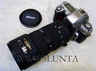 【五輪塔】拍賣『卍Nikon F80 單眼機身及Nikon ED AF NIKKOR 80-200mm.f/1:2.8D小黑3專業望遠人像鏡頭乙套(底片機)卍』
