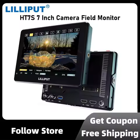 Lilliput HT7S 7 Inch Camera Field Monitor 2000 Nits High Brightness HDMI 2.0 Touch Screen 3G SDI 60H
