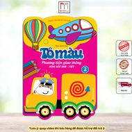 Book - Coloring vehicles volume 2 (for children 2-6 years old)