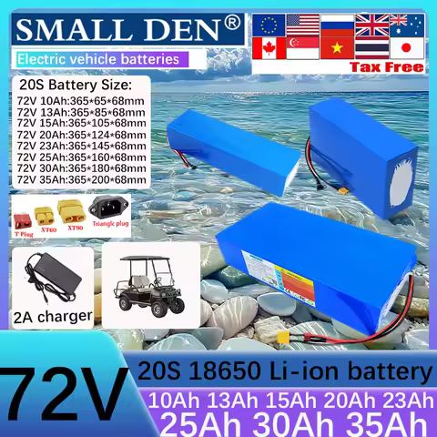 72V 35Ah 30Ah 25Ah 23Ah 20Ah 15Ah 13Ah 10Ah18650Lithium battery pack 2800WHigh Power Suitable for va