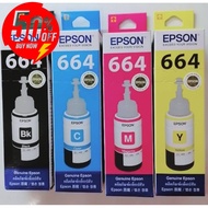 หมึกแท้ Epson T664 BK/C/M/Y ของแท้% กล่อง *** #หมึกเครื่องปริ้น hp #หมึกปริ้น   #หมึกสี   #หมึกปริ้นเตอร์  #ตลับหมึก