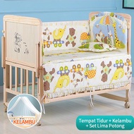 Tempat tidur kayu solid multifungsi / tempat tidur bayi / tempat tidur anak / Baby Tempat tidur ayun