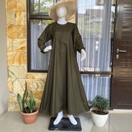 Gamis Polos bahan Toyobo Fodu by riZAru