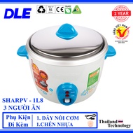 NỒI CƠM ĐIỆN NẮP RỜI SHARPV KSV - D18V - 3 NGƯỜI ĂN