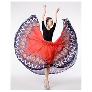 Fashion Skirt Large Swing Skirt Xinjiang Dance Large Swing Skirt Practice Skirt Practice Skirt Perfo