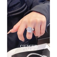 Cumee Classic Simple G Color 8 CT Cultivate Synthetic Diamond Rings for Women 925 Sterling Silver Go
