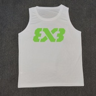 ∈♛☁  Sports vest mens Curry James ice quick drying basketball 3v3 shooting training clothes sleevele