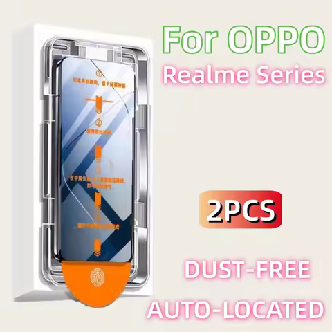 2PCS For OPPO REALME 14 13 12 Pro X X2 X7 Screen Protector ACE Q5 Q2 Q3 GT 7 6 Noe 3 Toughened Glass
