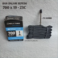700 x 19/23C Fixie Road Bike FV 60 mm Inner Tube - Fixie Inner Tube 700 x 19C - 23C Tube FV Presta 6