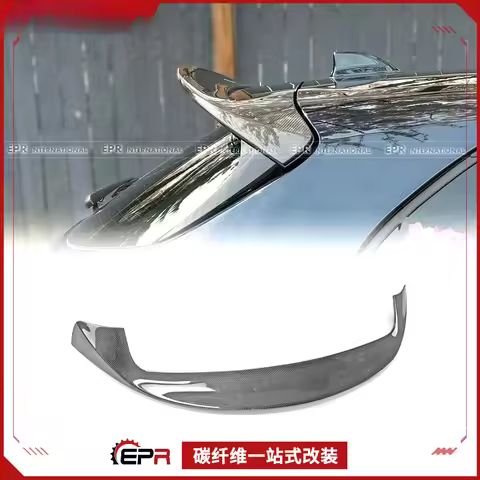 For Toyota Corolla Two-Door E210 - HWS Style Carbon Fiber Rear Spoiler & Roof Wing