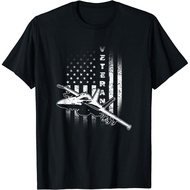 F-18 Super Hornet Jet Veteran Pilot Crew Military Us Flag T-Shirt