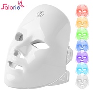 Salorie 7 Colors LED Facial Mask Skin Rejuvenation Photon Therapy Wrinkle Remover Face Beauty  Tool