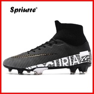 Spriurre รองเท้าฟุตบอล(FG ขนาด 35-44) ผู้ชายคุณภาพสูงพื้นกระชับรองเท้าฟุตบอลหญ้าธรรมชาติรองเท้าฟุตบอลรองเท้าฟุตบอล-รองเท้าฟุตซอล-รองเท้า