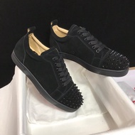 Men's Shoes Plus Size 48 Luxury Designer Spikes Men's Sneakers Red Sole Men's Shoes High Quality Custom Shoes