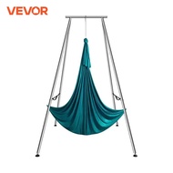 VEVOR Aerial Yoga Frame & Hammock 9.67FT Professional Yoga Swing Stand with 6.6 Yards Aerial Silks M