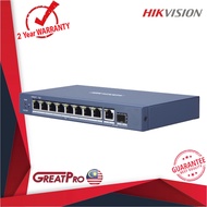 HIKVISION DS-3E0510P-E 8 PORT GIGABIT UNMANAGED POE SWITCH
