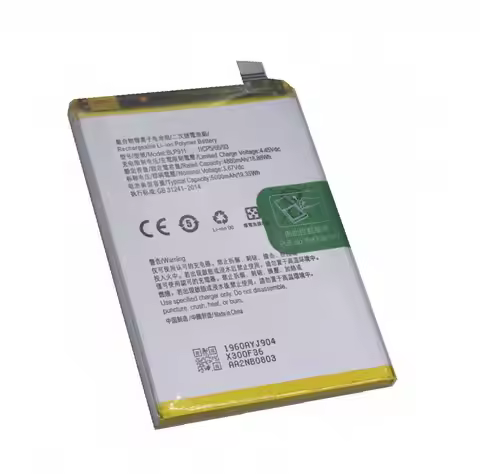 1x 5000mAh 19.35Wh BLP911 Mobile Phone Battery For OPPO Realme V25 / Realme 9i Realme 9 Pro 9pro Bat