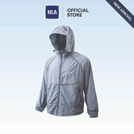 HLA Plus Easy Storage Zipped Oversize Long Sleeve Windbreaker Jacket Men -HWJAJ2JA95A95