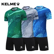 KELME Professional Football Jersey Men Training Clothing Breathable Comfortable Lightweight Summer Sports Set Customized Jersey