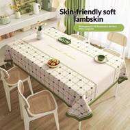 Ins Style 2026 New Style Tablecloth Light Luxury High-End Rectangular Fabric Waterproof Oil-Proof Pr
