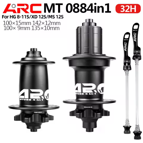 ARC MT088 4in1 HUB Aluminum Alloy 8-12S 32 Holes HUB 142mm 135mm Bearing Hub Front Rear Road Bike Hu