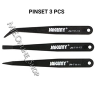 JAKEMY HIGH ANTI STATIC TWEEZERS SUIT 3 PCS 3 PCS TWEEZERS/