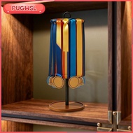 [pugwsl] Medal Hanger Award Holder 360° Rotating Desktop Metal Storage Rack Display