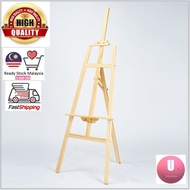 1304【Ready Stock】6feet(1.75m) 5feet(1.5m)Pine Wood Easel Stand -4 feet Hight Wooden Easel for Artwor