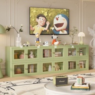 Multifunctional Bookcase Lattice Living Room Simple Storage Cabinet Free Wall Floor-standing Locker 