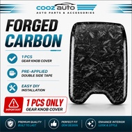 Jaecoo J7 Gear Knob Cover Gear Shift Knob Cover Carbon Black Forged Tombol Gear Kereta
