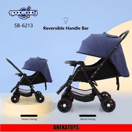 Spacebaby Baby Stroller SB6213 2 Way Stroller