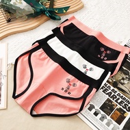 Comfortable Cotton Antibacterial Underwear Briefs - Trendy Design for Women A6384