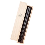 High-quality natural wood chopsticks, 23.5cm wide, pentagonal design, lacquered with ebony and black
