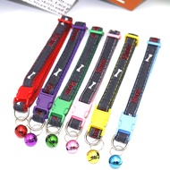 Pet Cat Collar 1.0 Patch Denim Bone Bell Dog Cat Bell Collar, Pet Supplies Cat Collar