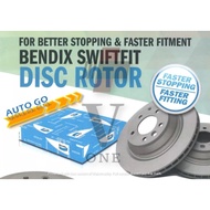 Original Bendix Honda City SEL GD/Jazz Front Disc Rotor- 1 SET (BR2504)