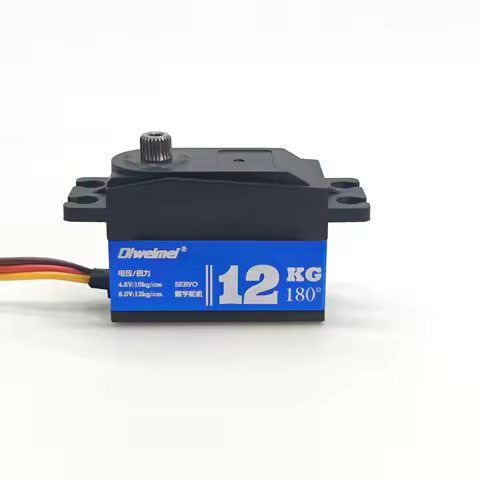 12kg/20kg 180°/270° CNC Servo Motor Low Profile High Torque Metal Gear for RC 1:10 1:12 SCX10 Racing