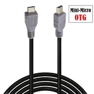 OTG Data Cable microUSB miniUSB OTG Cable Mike to Mini OTG Cable