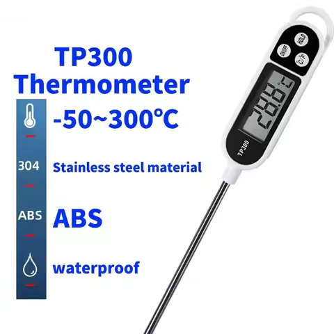 Kitchen Digital Cooking Thermometer -50~300℃ Meat Food Temperature Tester for Cooking /BBQ/Milk TP30