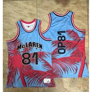 Dense Embroidery Basketball Jersey McLaren Jersey With LOGO Vest Pippen Rodman Doncic Irving
