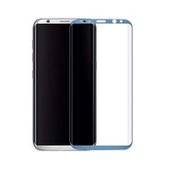 3D S8 Plus鋼化玻璃膜全覆蓋顯示防指紋塗層曲芒鋼化玻璃貼Samsung Galaxy S8 PLUS 3D 9H Tempered Glass Screen Protector 專用 (Blue)
