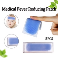 5PCS Baby Fever-Reducing Gel Patch Fever-Reducing Patch Herbal Pain-Relieving Patch Physical Cooling