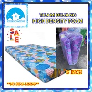COMFORT 4" & 5" INCH TILAM BUJANG SINGLE MATTRESS HIGH DENSITY FOAM READY STOCK