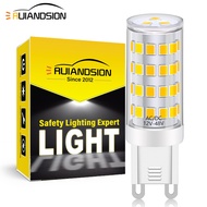 Ruiandsion G9 LED Bulb 3W 3000K Warm White 360° Ceramic Material AC/DC 12-48V / 85-265V / 220V for H