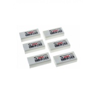 FABER-CASTELL DUST FREE ERASER (SET OF 6) Fast Delivery Ready Stock