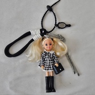 Móc Khóa Búp Bê Công Chúa Barbie Dễ Thương Có Đuôi Hai Cái Móc Khóa Trang Trí Túi Xách Phụ Kiện Túi