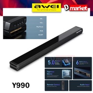 Awei Y999 Wireless Soundbar Speaker TV Home Theater Surround Bass Home Speaker TV Soundbar Awei Y990