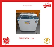 MESIN CUCI SANKEN 2 TABUNG 12 KG 400 WATT - TW 1226