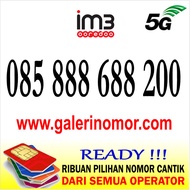 Nomor Cantik IM3 Indosat Prabayar Support 5G Nomer Kartu Perdana 085 888 688 200