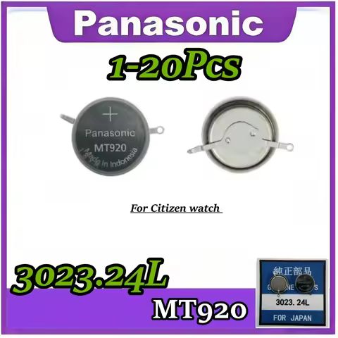Panasonic Original 3023-24L 3023.24L 3023 24L MT920 mt920 Watch dedicated rechargeable battery