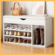 ตู้เก็บรองเท้า ชั้นวางรองเท้า พร้อมที่นั่ง ประหยัดพื้นที่เก็บรองเท้า P310
